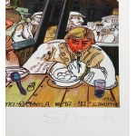Edward Dwurnik (1943 - 2018), Darmowa zupa (edice 20/100), inkografie, 2010