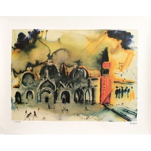 Salvador Dalí (1904 - 1989), Benátky, litografický ofset