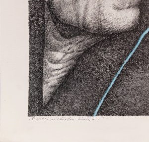 Stefan Sławiński (1948-2011), Cienka niebieska linia-I, 2008