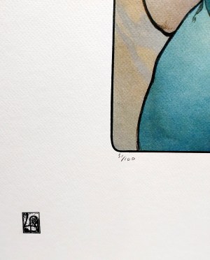 Alfons Mucha (1860 - 1939), Owoce, litografia (edycja 51/100)