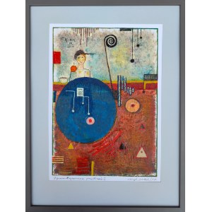 Tadeusz Kuduk, Geometrisierter Raum I 42x32