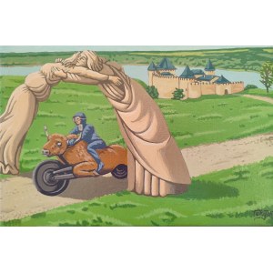Messieur Tukyuk, Castele's sculptural project and motorcycle prototipe 20x30