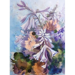 Agnieszka Pojedyńska, Kwiaty 40x30