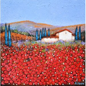 Alicia KAPPA (b. 1973), Sunny Fields of Tuscany, 2024