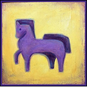 Małgorzata CHOŁDA (ur. 1980), Purple Horse, 2024