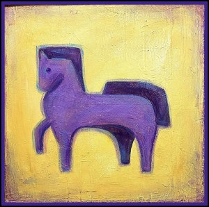 Małgorzata CHOŁDA (ur. 1980), Purple Horse, 2024