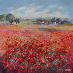 Anna SANDECKA-LĄKOCY (ur. 1970), Poppies, 2024
