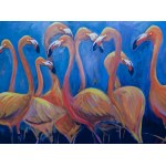 Katarzyna ZACHTEJ (ur. 1980), Flamingi, 2024