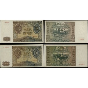 Poland, set: 2 x 100 zloty, 1.08.1941