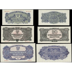 Polska, komplet banknotów emisji pamiątkowej, 1974