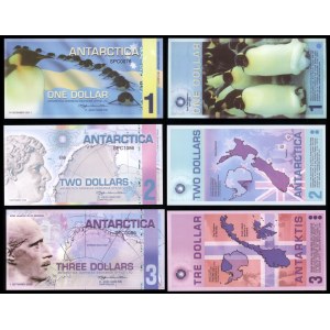 Antarktyda, zestaw 6 banknotów, 2008-2011