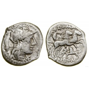 Roman Republic, denarius, 128 BC, Rome