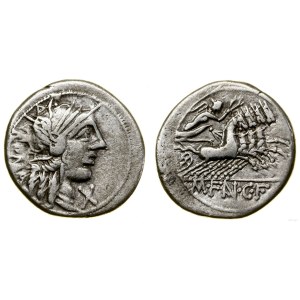 Republika Rzymska, denar, 123 pne, Rzym