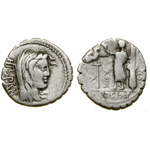 Roman Republic, denarius serratus, 81 BC, Rome