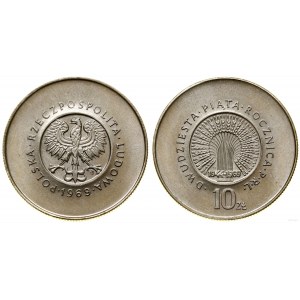 Pologne, 10 zloty, 1969, Varsovie