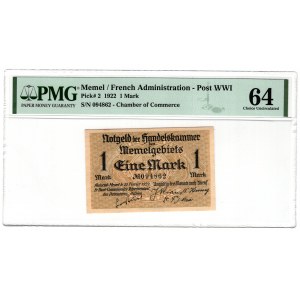 Lituanie, Memel (Klaipeda), 1 marque 1922