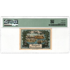 Lithuania, Memel (Klaipeda), 2 marks 1922