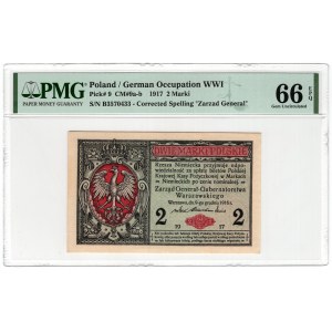 2 marki polskie 1916, Generał, seria B