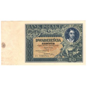Polska, 20 złotych 1931, seria DT