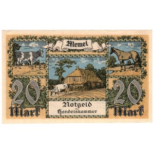 Lithuania, Memel (Klaipeda), 20 marks 1922
