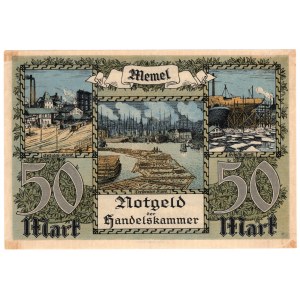 Lithuania, Memel (Klaipeda), 50 marks 1922 - 6 digit series