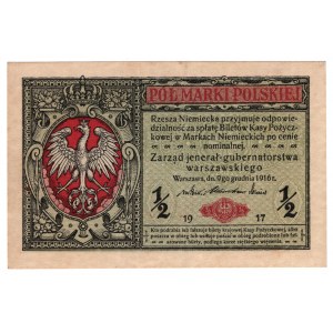 1/2 marki polskiej 1916, seria A, JENERAŁ