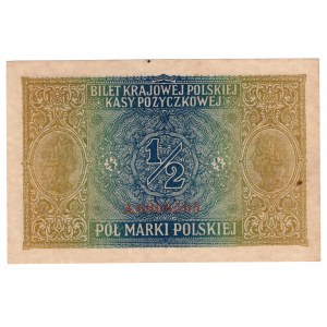 1/2 marki polskiej 1916, seria A, JENERAŁ