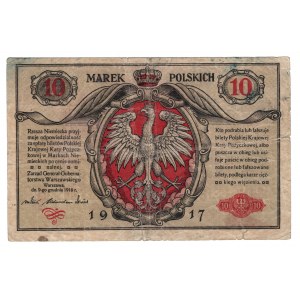 10 marek polskich 1916, seria A, GENERAŁ