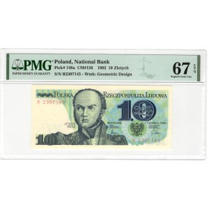 PRL, 10 złotych 1982, seria R