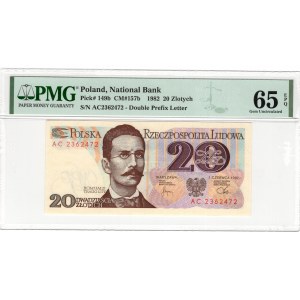 PRL, 20 złotych 1982, seria AC