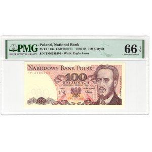 PRL, 100 złotych 1988, seria TM
