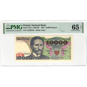 PRL, 10000 złotych 1987, seria A