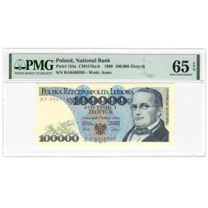 People's Republic of Poland, 100,000 gold 1990, BA series