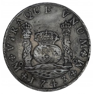 Meksyk, Philip V, 8 Reales 1743