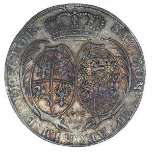 Poland, August II the Strong, Thaler 1716 IGS, Dresden, nice and rare