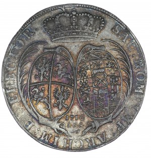 Polska, August II Mocny, Talar 1716 IGS, Drezno, ładny i rzadki