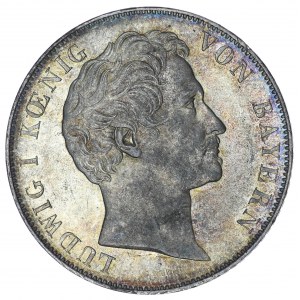 Germany, Bayern, Ludwig I, 2 guilders 1848