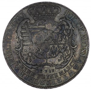 Polska, Fryderyk Chrystian, Talar Lipsk 1763 IFóF