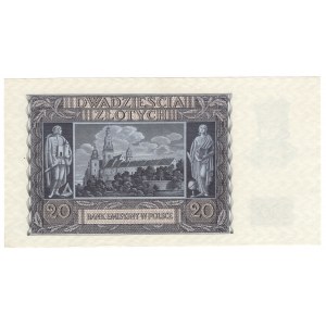 Polska, 20 złotych 1940, seria K
