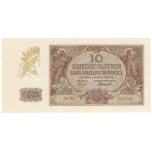 Polska, 10 złotych 1940, seria N.