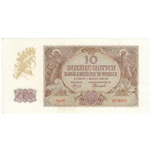 Pologne, 10 zlotys 1940, série H