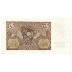 Pologne, 10 zlotys 1940, série H