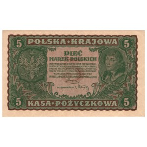 Polska, 5 marek polskich 1919, II Serja CQ