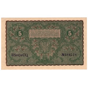 Polska, 5 marek polskich 1919, II Serja CQ