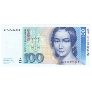 Germany, 100 marks 1991, AZ series