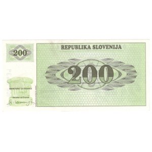 Slovenia, 200 tolarjev 1990(91)