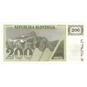 Slovenia, 200 tolarjev 1990(91)