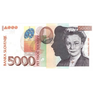 Słowenia, 5 000 tolarjev 2004, seria MH