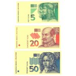 Croatie, série de 9 billets test
