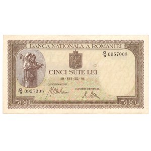 Rumunia, 500 lei 1941